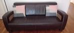 Lederen 2,5 zitsbank, Huis en Inrichting, Ophalen, Gebruikt, 150 tot 200 cm, Tweepersoons