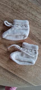 Prenatal zandkleurige babyslofjes newborn, Kinderen en Baby's, Slofjes, Jongetje of Meisje, Ophalen of Verzenden, Zo goed als nieuw