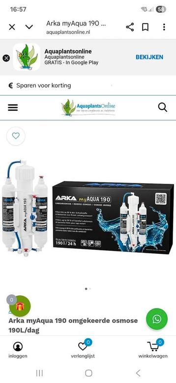 Arka 190 Osmose Apparaat  beschikbaar voor biedingen