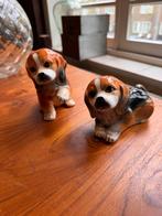 Porseleinen Hondjes - Set van 2, Verzamelen, Beelden en Beeldjes, Ophalen of Verzenden, Zo goed als nieuw, Dier