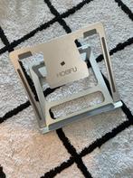 Heel goed zilver Hobfu laptop stand voor 10-17" laptops iPad, Computers en Software, Ophalen of Verzenden, Zo goed als nieuw, In hoogte verstelbaar