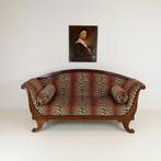 antieke Biedermeier Sofa met Luipaard Trim, Ophalen
