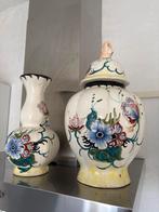 Gouda Plateel Holland Vaas en Pot, Antiek en Kunst, Antiek | Vazen, Ophalen