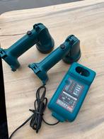 2 Makita lampen met oplader en 2 batterijen 12v., Ophalen of Verzenden, Zo goed als nieuw, Overige typen