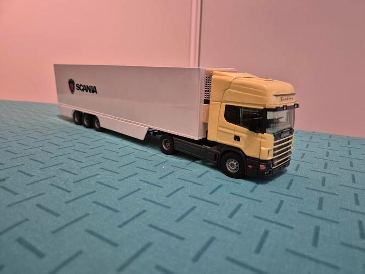 Tekno Scania 164-530 Demo Model, Hobby en Vrije tijd, Modelauto's | 1:50, Zo goed als nieuw, Overige merken, Ophalen of Verzenden