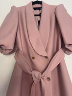 Ibana jurk met pofmouwen - poederroze, Kleding | Dames, Jurken, Ophalen, Nieuw, Roze, Maat 36 (S)