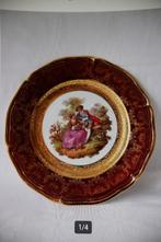Vintage Limoges Fragonard porseleinen bord 1940, Antiek en Kunst, Antiek | Porselein, Ophalen of Verzenden