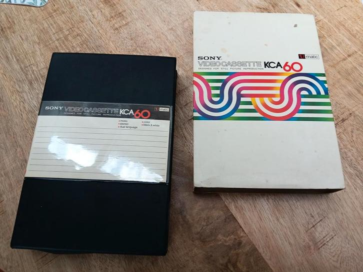 Sony videocasette kCA60 mooie staat, Cd's en Dvd's, VHS | Film, Gebruikt, Alle leeftijden, Ophalen of Verzenden