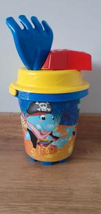 Zandbak set strandset emmer zeef vormpje hark nieuw, Ophalen of Verzenden, Nieuw