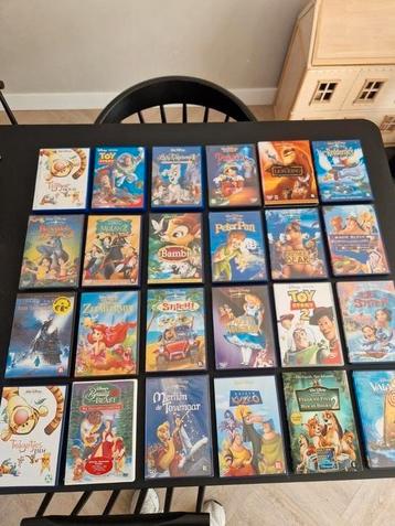 76 Disney dvd's, enkele nog nieuw in verpakking beschikbaar voor biedingen