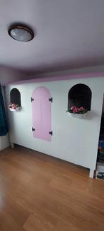Pipowagen bed 90x200, Huis en Inrichting, Ophalen, 90 cm, Eenpersoons, Wit