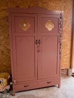 Prachtige Vintage Antieke Kast - Bruinroze, Huis en Inrichting, Kasten | Kledingkasten, Gebruikt, 100 tot 150 cm, 200 cm of meer
