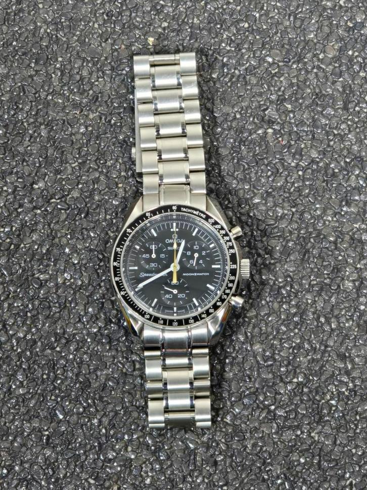 Omega x Swatch  " moonswatch " horloge Mod in RVS behuizing, Sieraden, Tassen en Uiterlijk, Horloges | Heren, Nieuw, Polshorloge