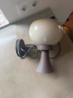 Mid-Century Paddestoel Wandlamp Dijkstra/Herda '70, Huis en Inrichting, Lampen | Wandlampen, Ophalen of Verzenden, Glas