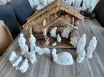Kerststal met gips kerstgroep, Diversen, Kerst, Ophalen, Gebruikt