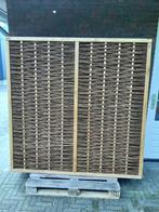 Luxe wilgenschermen in houten frame., Ophalen, 1 tot 2 meter, Minder dan 3 meter, Nieuw