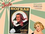 Reclamebord Hofnar Nooit fijner gerookt 30x40, Verzamelen, Merken en Reclamevoorwerpen, Ophalen of Verzenden, Zo goed als nieuw