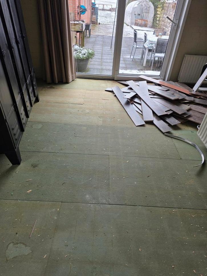 Gratis ondervloer - Perfect voor laminaat!, Doe-het-zelf en Verbouw, Vloerdelen en Plavuizen, Gebruikt, Laminaat, Overige materialen