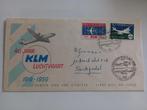1e dag envelop KLM 40 jaar E40, Ophalen of Verzenden, Onbeschreven, Nederland