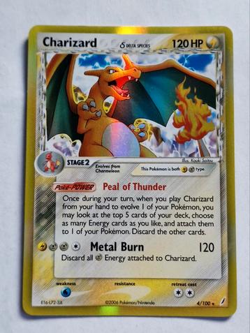 Pokémon TCG Charizard Holo Delta Species EX Crystal Guardian beschikbaar voor biedingen