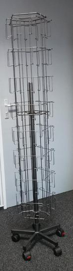 Kaartenmolen zwart/grijs 40 vakken, Ophalen, Zo goed als nieuw