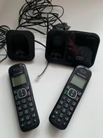 Alcatel XL280 Duo, vaste telefoon met grote cijfers, Ophalen of Verzenden, Gebruikt, 2 handsets