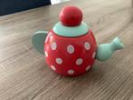 Houten theepot met deksel, Ophalen of Verzenden, Zo goed als nieuw, Overige typen