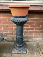 Pot met sokkel, Steen, Gebruikt, Rond, Ophalen of Verzenden