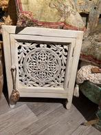 Gave India/Ibiza style nachtkastjes, Ophalen, Nieuw, Minder dan 45 cm