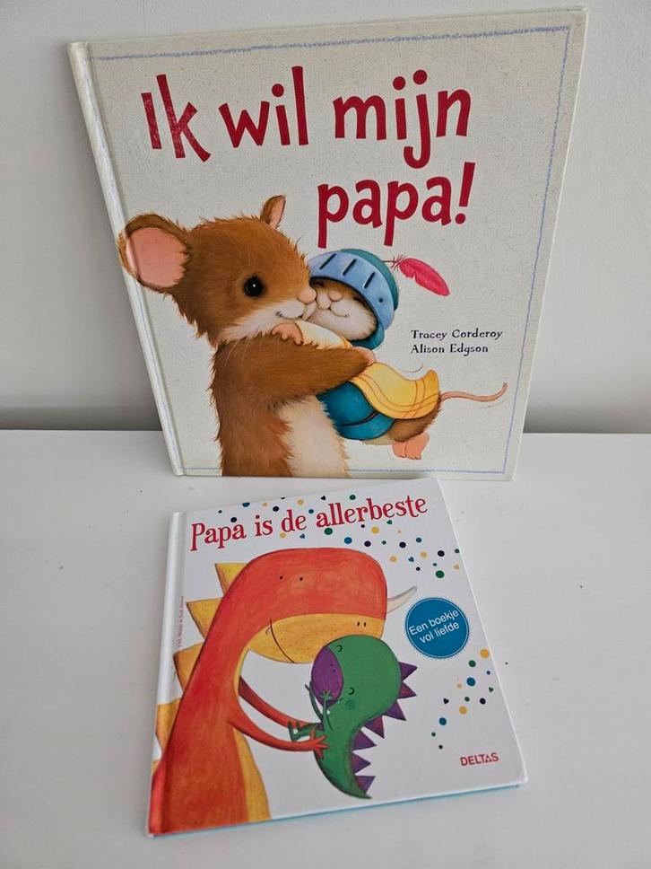 2 Boekjes over Papa: Ik wil mijn papa & Papa is de beste, Boeken, Kinderboeken | Kleuters, Gelezen, Fictie algemeen, Ophalen of Verzenden