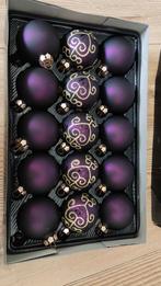 Set van 15 glazen paarse kerstballen, Diversen, Kerst, Ophalen