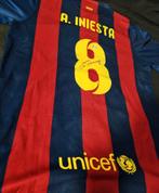 Gesigneerd Iniesta 2014-2015 FC Barcelona BECKETT WITNESSED, Ophalen of Verzenden, Zo goed als nieuw, Buitenlandse clubs, Shirt