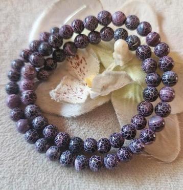 💝Nieuw binnen💝 Streng Lepidoliet edelsteen kralen  beschikbaar voor biedingen