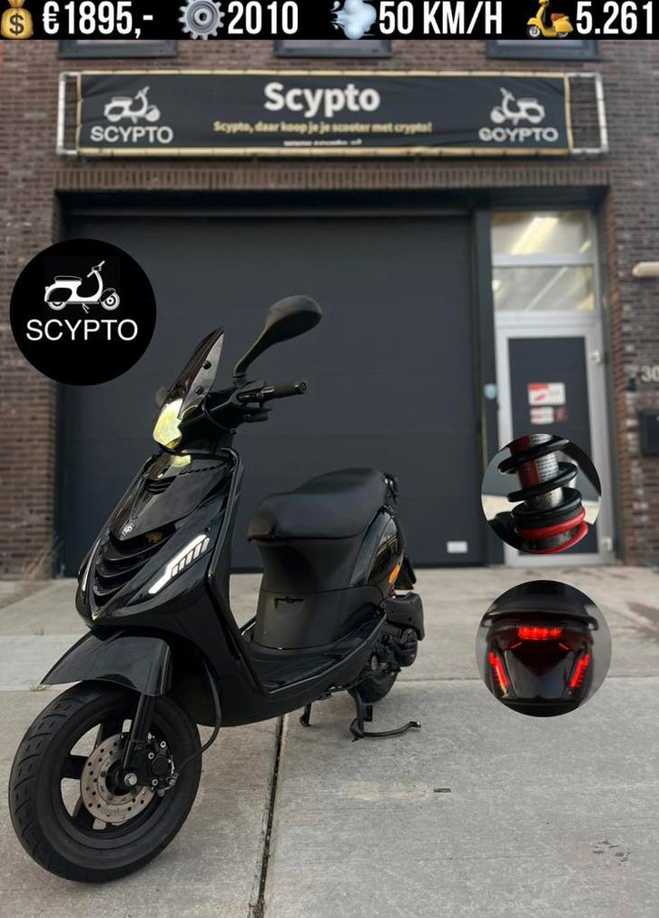 Piaggio Zip | 5.000 km | RDW Gekeurd | FULL OPTION | Malossi, Fietsen en Brommers, Scooters | Piaggio, Zo goed als nieuw, Zip