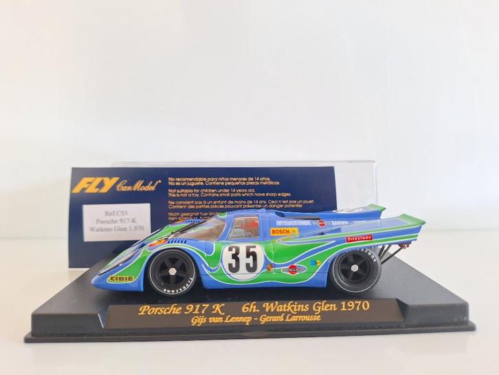 Fly Porsche 917 K #35 Watkins Glen 1971Gijs Van Lennep C55, Kinderen en Baby's, Speelgoed | Racebanen, Nieuw, Racebaan, Elektrisch