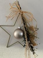 Kerstster met droogbloemen en kerstbal, Diversen, Ophalen of Verzenden, Nieuw