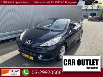 Peugeot 207 CC 1.6-16V T Sport Leer, Clima, CC, Stoelvw, LM, beschikbaar voor biedingen