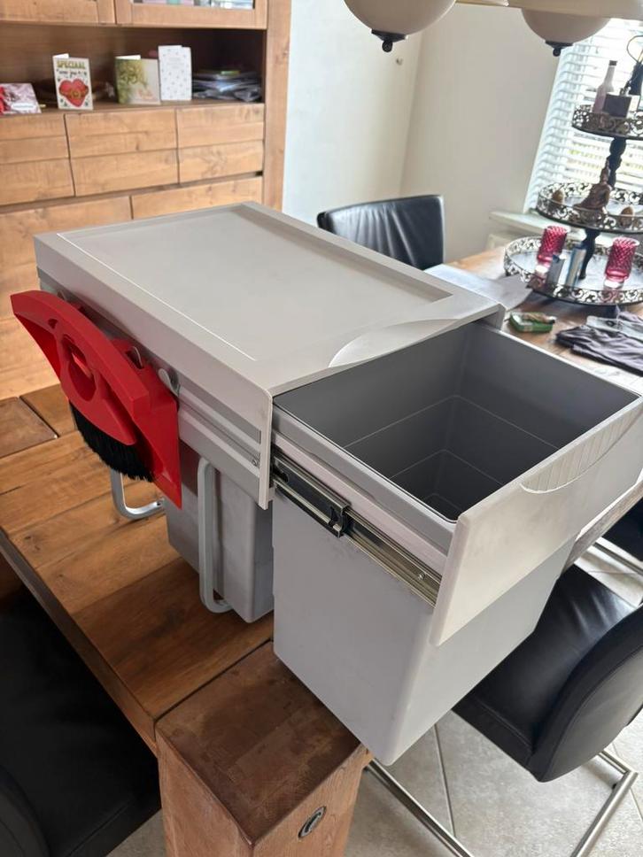 Prullenbak voor in keukenkastje nieuw, Huis en Inrichting, Woonaccessoires | Prullenbakken, Zo goed als nieuw, Kunststof, Minder dan 50 cm