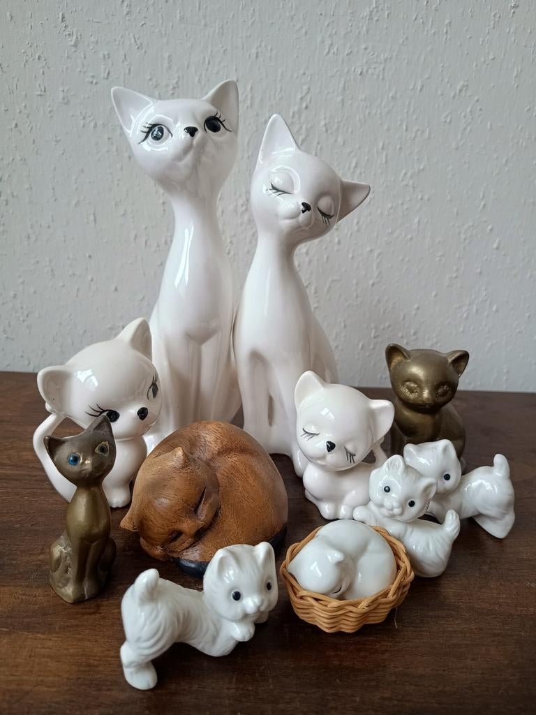 Collectie poezenbeeldjes, Verzamelen, Ophalen, Gebruikt, Dier