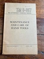 WO2 Amerikaans voorschrift gereedschap wapens voertuig 1945, Verzamelen, Militaria | Tweede Wereldoorlog, Amerika, Verzenden, Landmacht