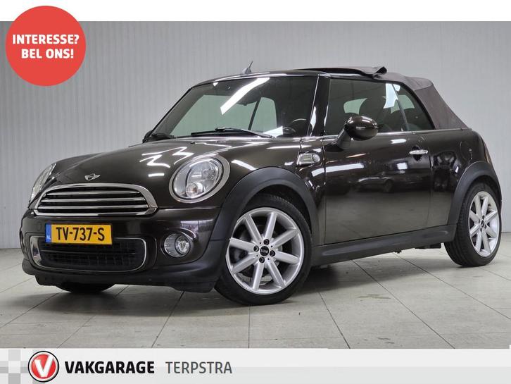 MINI Cabrio 1.6 One Chili/ 17'' LMV/ LEDER/ Elek. Kap/ Media, Auto's, Mini, Bedrijf, Te koop, Cabrio, ABS, Airbags, Airconditioning