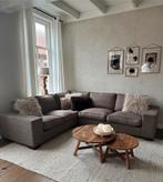 Taupe hoekbank (2,5 + 2 zits) in goede staat, Huis en Inrichting, Banken | Bankstellen, Ophalen, 250 tot 300 cm, Gebruikt, Hoekbank