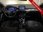 Ford Focus 1.0 EcoBoost Hybrid Titanium X Business DIGI-DASH, Stof, Gebruikt, USB, Blauw