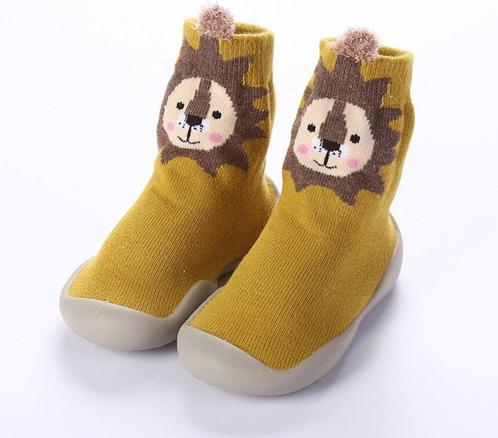 Anti-slip babyschoentjes van Baby-Slofje - Leeuw, Kinderen en Baby's, Babykleding | Schoentjes en Sokjes, Nieuw, Jongetje of Meisje