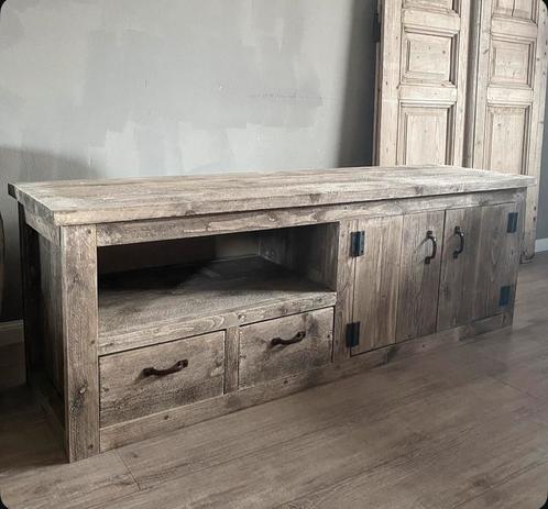 ~Stoer Sober Landelijk Houten Tv-Meubel/Wandmeubel~, Huis en Inrichting, Woonaccessoires | Overige, Ophalen of Verzenden