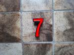 huisnummer 7 vintage keramiek, Ophalen of Verzenden, Zo goed als nieuw