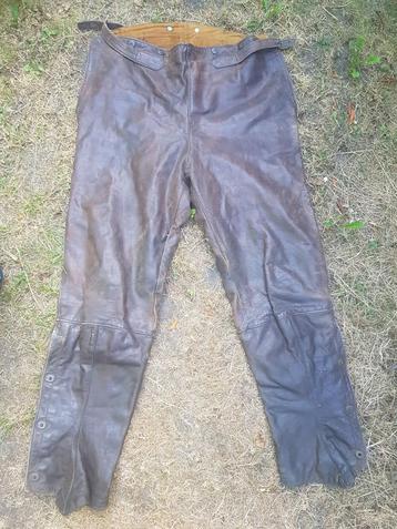 leather despatch riders trousers motorrijders broek  beschikbaar voor biedingen
