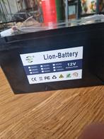 Nieuwe Lion-Battery 12V Accu + Oplader, Ophalen of Verzenden, Nieuw, Universele onderdelen