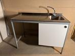 IKEA Keukenblok UDDEN met Gootsteen en kast RVS Wit, Huis en Inrichting, Ophalen, Gebruikt, 50 tot 100 cm, Minder dan 100 cm