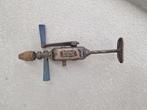 Handboor Antiek  hand boormachine vintage, Ophalen of Verzenden